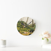 「キジ射撃、発砲」の、パブ。 トマスMcLean著、1820年( ラウンド壁時計 (ホーム)