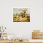 キジ射撃、 発砲(油オンキャンバス) 3 ポスター (キッチン)