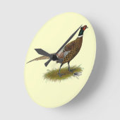 キジ屋 ラウンド壁時計 (傾斜)