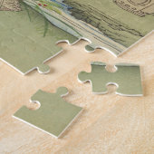 キジ日本のア・牡丹 ジグソーパズル (側面)