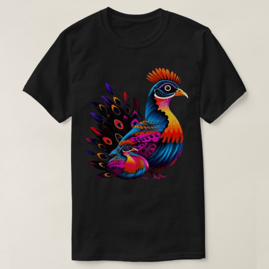 キジ母の日 Tシャツ (デザイン正面)