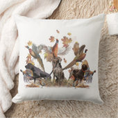 キジ狩り クッション (ブランケット)