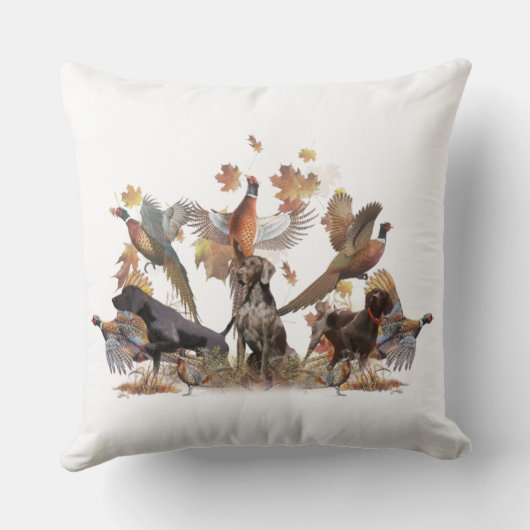 キジ狩り クッション (裏面)