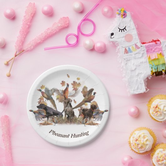 キジ狩り ペーパープレート (パーティー)