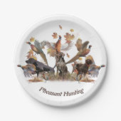キジ狩り ペーパープレート (正面)
