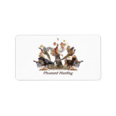 キジ狩り ラベル (正面)