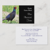 キジ猟鳥 名刺 (正面/裏面)