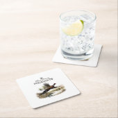 キジ王室の狩り スクエアペーパーコースター (インサイチュ)