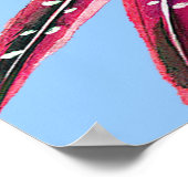 キジ立ポスタースケッチ4 ポスター (角)