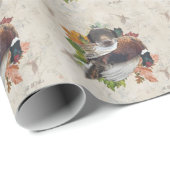 キジ雪グローブのドイツの短剣ポインタ ラッピングペーパー (ロールコーナー)