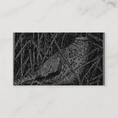 キジ(オンドリ) 名刺 (裏面)