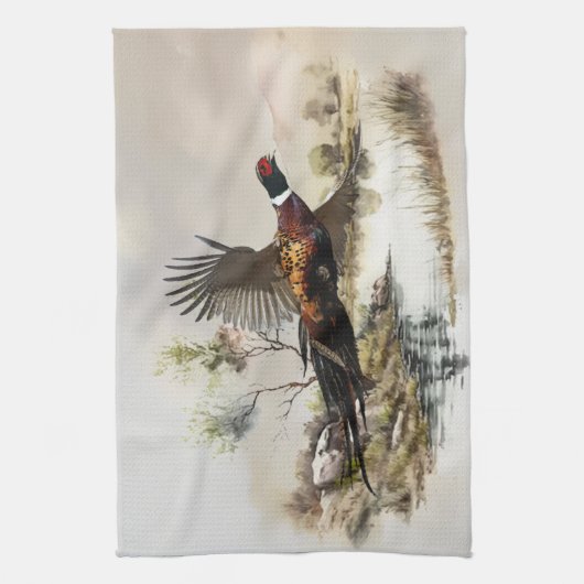 キジ キッチンタオル (縦)