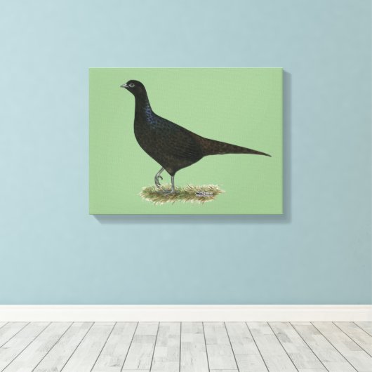 キジ キャンバスプリント (インサイチュ (ウッドフロア))