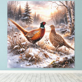 キジ  キャンバスプリント (インサイチュ (ウッドフロア))