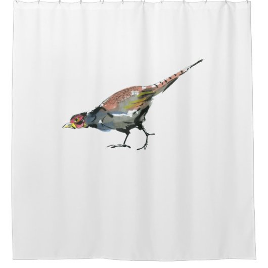 キジ シャワーカーテン (正面)