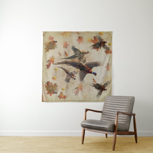 キジ タペストリー (インサイチュ(横))