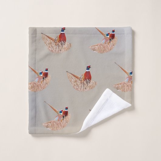 キジ バスタオルセット (ウォッシュタオル)