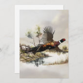 キジ 招待状 (正面/裏面)