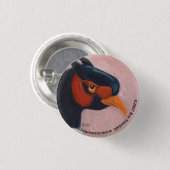 キジ 缶バッジ (正面&裏面)