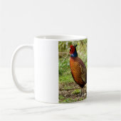 キジ-野生のキジのマグ コーヒーマグカップ (左)