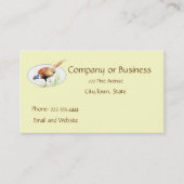 キジ，鳥，自然，環境，名刺 名刺 (正面)