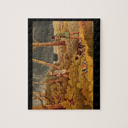 キジShooting', Henry_Engravings ジグソーパズル (縦)