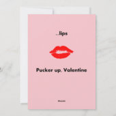 キスおもしろいマイブラックキャットバレンタイン シーズンカード (裏面)