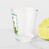 キスおもしろい私はアイルランド語ではないSt patricks day ショットグラス (右)