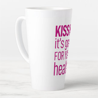 キスお前の健康に良い カフェラテマグ