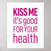 キスお前の健康に良い。 ポスター (正面)