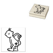 キスお尻 ラバースタンプ (押印)