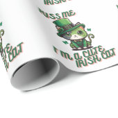 キスかわいいアイルランド猫 ラッピングペーパー (ロールコーナー)