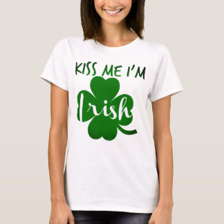 キスして私はアイリッシュ Tシャツ