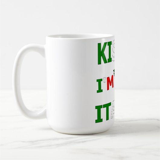 キスして私はイタリア人 コーヒーマグカップ (左)