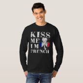 キスして私はフランス人TシャツSaint Patrick Day Tシャツ (正面フル)