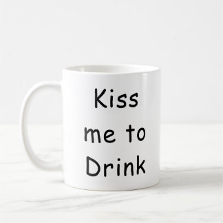 キスして飲んでね 笑える コーヒーマグ コーヒーマグカップ