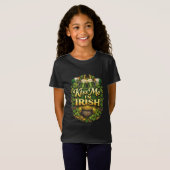 キスして、アイルランド人だよ Tシャツ (正面フル)