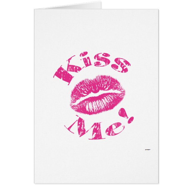 キスして！ ピンクの唇 (正面)