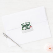 キスして 私はイリッシュ・エー Sticker スクエアシール (封筒)
