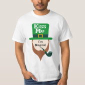 キスして - 私は魔法使い セントパトリックの日 Tシャツ (正面)
