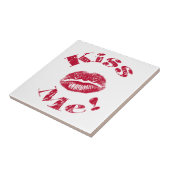 キスして! 赤い唇 タイル (側面)