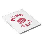 キスして！ 赤い唇 ノートパッド (アングル)