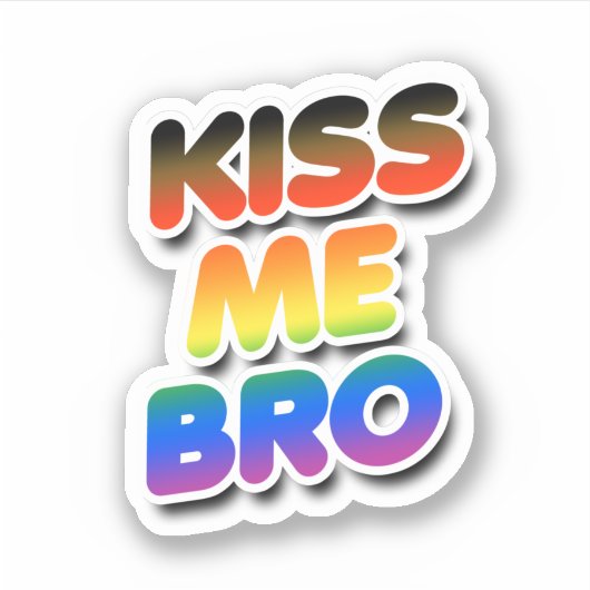 キスしてBro シール (正面)