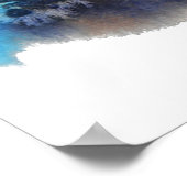 キスするウサギ ポスター (角)