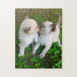 キスする子猫 ジグソーパズル