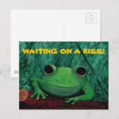 キスだ！(カエルデザイン)～ ポストカード (正面/裏面)