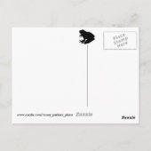 キスだ！グリーンカエル葉書 ポストカード (裏面)