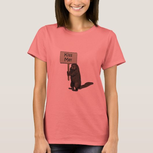 キスだ!ビーバー Tシャツ (正面)