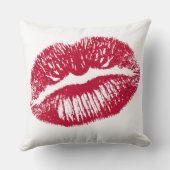 キスだ！赤い唇 クッション (裏面)