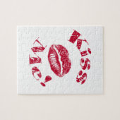 キスだ！赤い唇 ジグソーパズル (横)